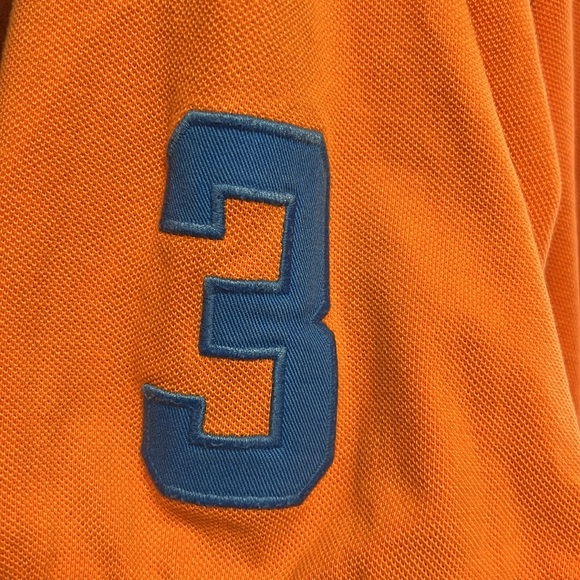 Polo Ralph Lauren Orange/Royal Blue Polo Rider & 🐎 logo size 2XLT tall Edition! - Picture 6 of 8